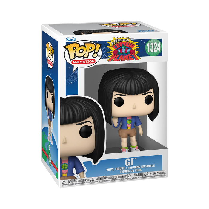 Funko POP! Animation: Captain Planet - Gi - Captain Planet and the Planeteers - Collectable Vinyl Figure - Gift Idea - Official Merchandise - Toys for Kids & Adults - TV Fans