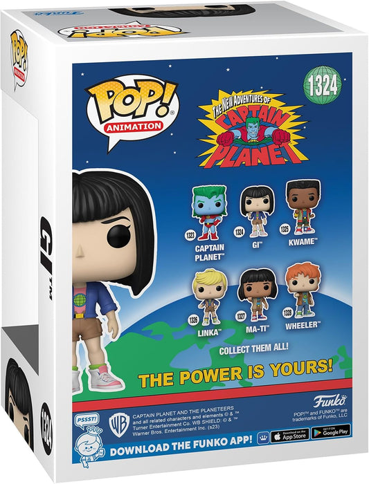 Funko POP! Animation: Captain Planet - Gi - Captain Planet and the Planeteers - Collectable Vinyl Figure - Gift Idea - Official Merchandise - Toys for Kids & Adults - TV Fans
