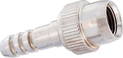 Silca Thread-on Schrader Chuck | 1/4" hose barb universal fit for most hand pumps bike pumps with rubber hose