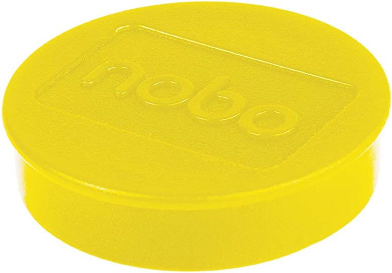 Nobo Imanes para Pizarra Blanca, 38 mm, Paquete de 10, 1915316, Variedad de Colores