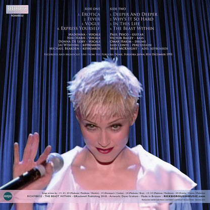 Madonna - The Beast Within (Blue Vinyl Lp 2023, Ltd Numbered, Alternate Sleeve)