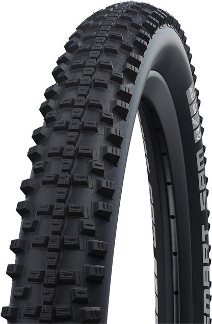 Schwalbe Smart Sam Plus Greenguard SnakeSkin Tyre, Black, 54-584 (27.5x2.10