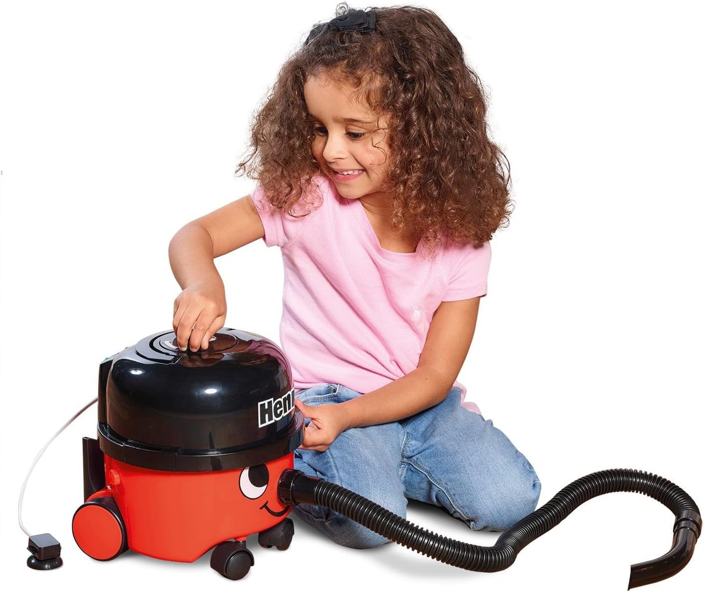 Casdon Henry Vacuum Cleaner. Toy Vacuum Cleaner For Children Aged 3+. Looks And Works Just Like The Real Thing Single( 23.2 x 21.2 x 22.8 cm