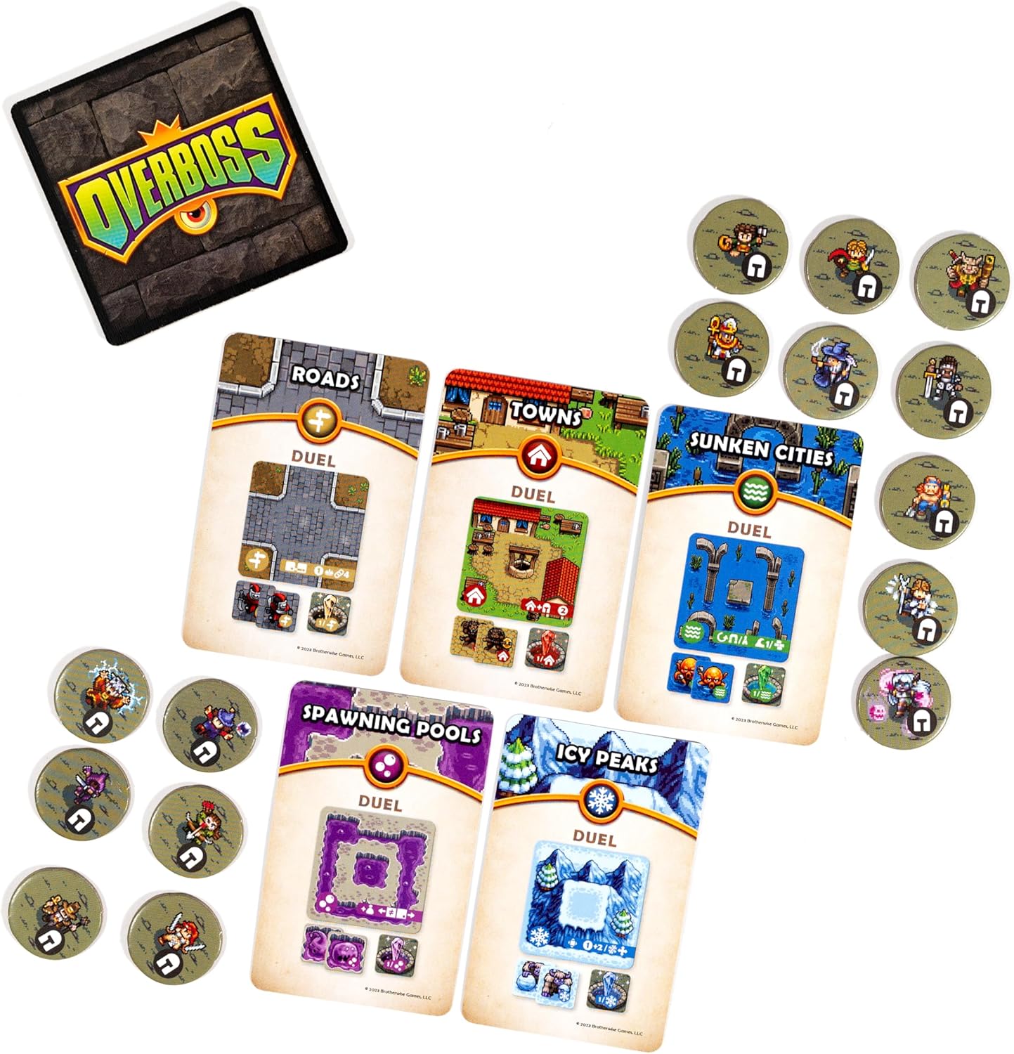 Overboss Duel by Brotherwise Games, Strategy Board Game