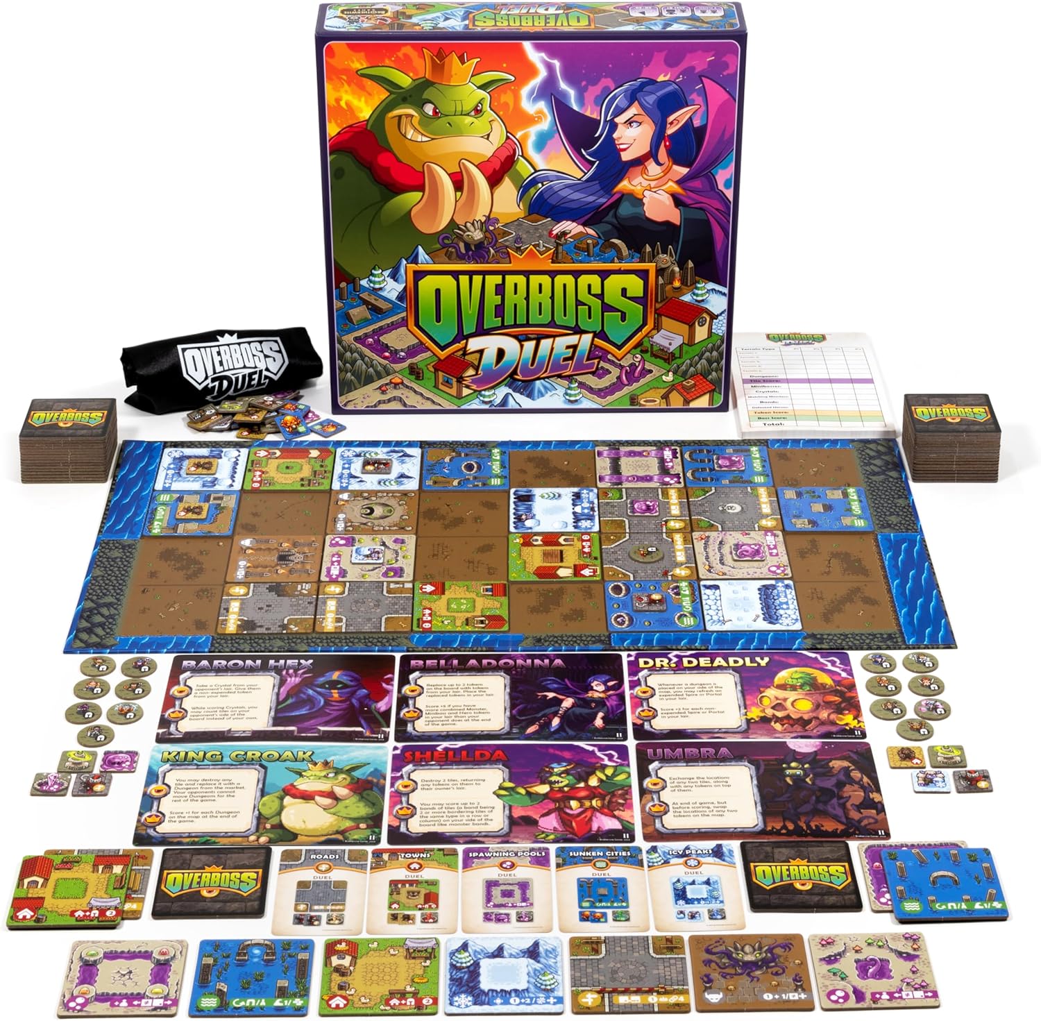 Overboss Duel by Brotherwise Games, Strategy Board Game