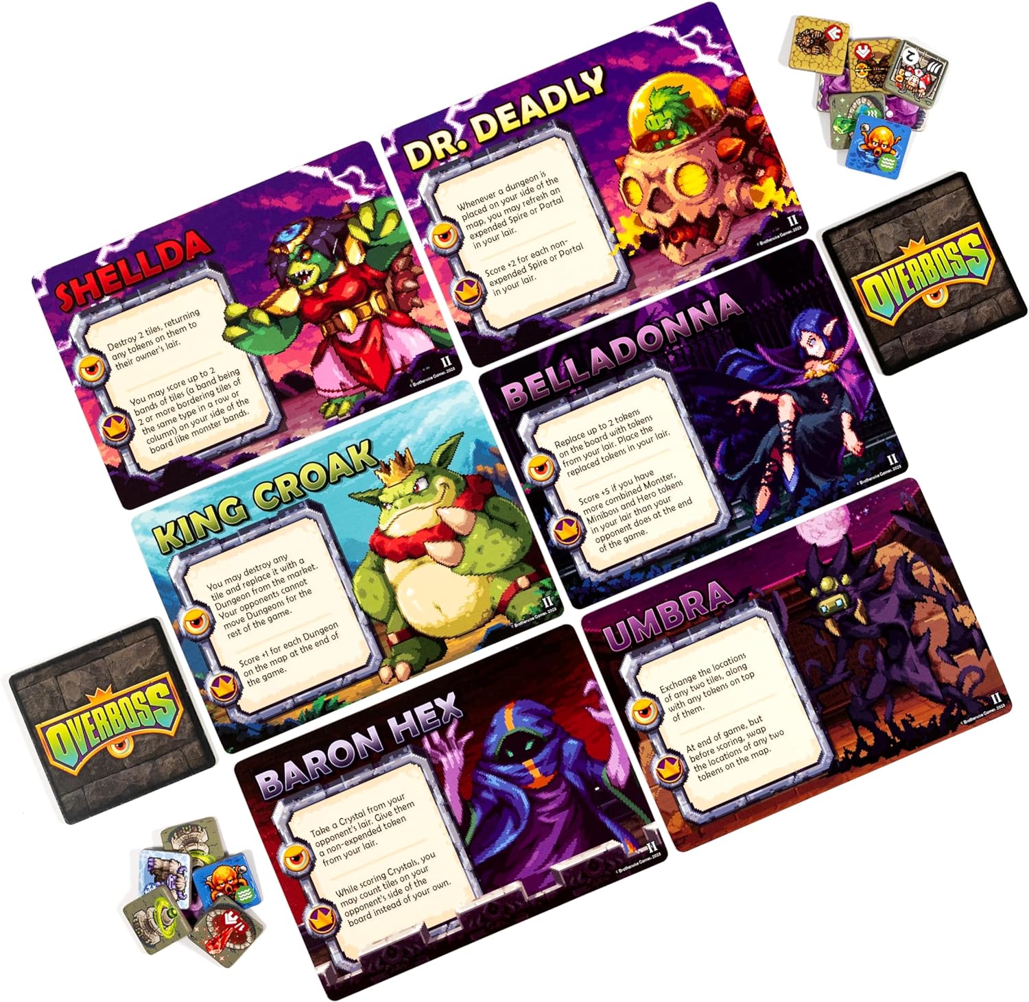 Overboss Duel by Brotherwise Games, Strategy Board Game