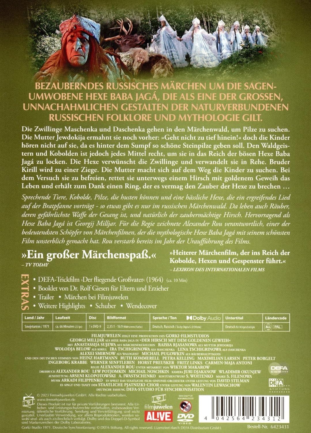 Der Hirsch mit dem goldenen Geweih (Filmjuwelen / DEFA-Märchen)
