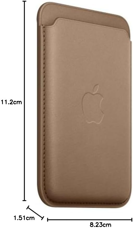 Apple - Wallet For Mobile Phone / Credit Card - Magsafe Compatibility - Microtwill, Finewoven - Taupe - For Iphone 12, 1