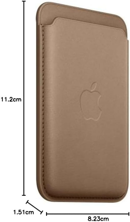Apple - Wallet For Mobile Phone / Credit Card - Magsafe Compatibility - Microtwill, Finewoven - Taupe - For Iphone 12, 1