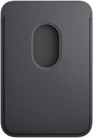 Apple - Wallet For Mobile Phone / Credit Card - Magsafe Compatibility - Finewoven - Black
