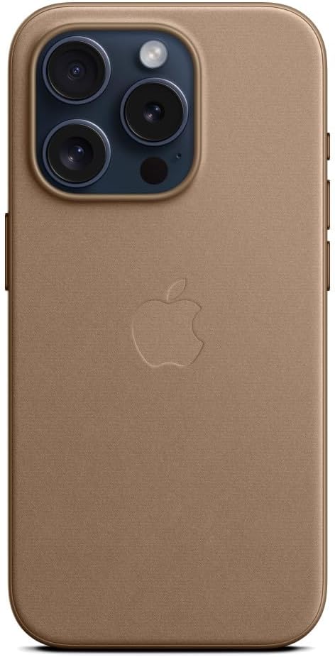 Apple - Back Cover For Mobile Phone - Magsafe Compatibility - Microtwill - Taupe - For Iphone 15 Pro