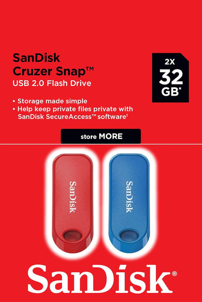 SanDisk Cruzer Snap 32 GB USB Flash Drive