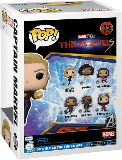 Funko POP! Vinyl: The Marvels - Captain Marvel - Collectable Vinyl Figure - Gift Idea - Official Merchandise - Toys for Kids & Adults - Movies Fans - Model Figure for Collectors and Display