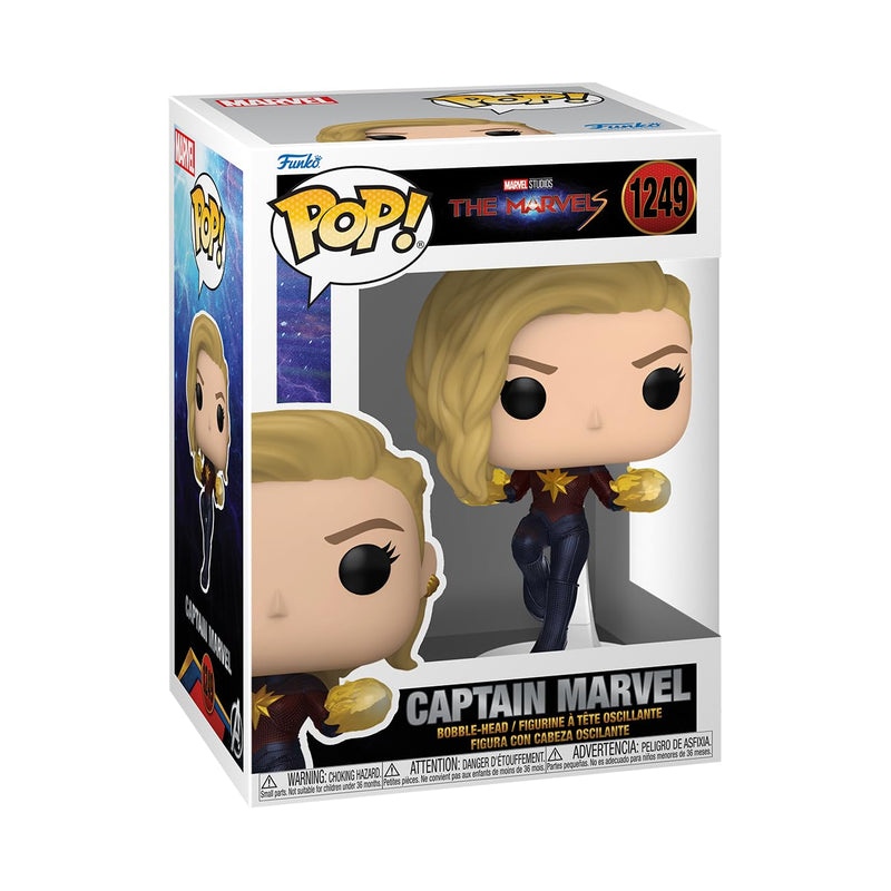 Funko POP! Vinyl: The Marvels - Captain Marvel - Collectable Vinyl Figure - Gift Idea - Official Merchandise - Toys for Kids & Adults - Movies Fans - Model Figure for Collectors and Display