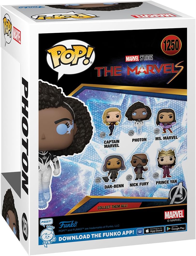 Funko POP! Vinyl: The Marvels - Photon - Collectable Vinyl Figure - Gift Idea - Official Merchandise - Toys for Kids & Adults - Movies Fans - Model Figure for Collectors and Display