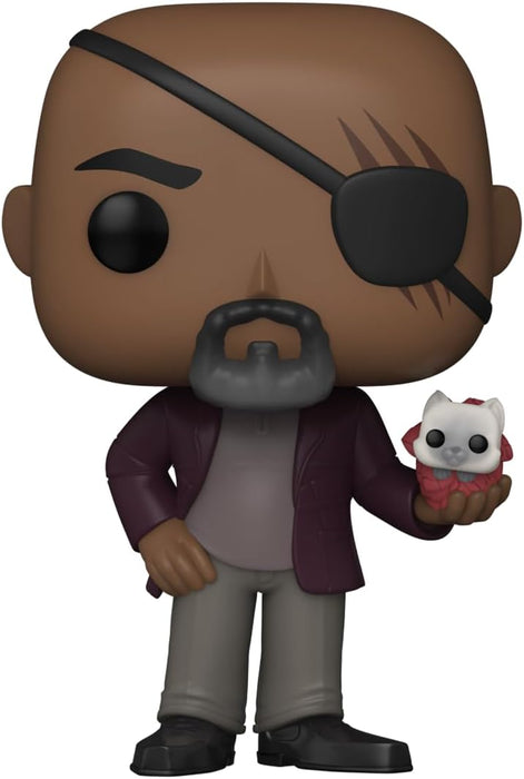 Funko Pop! Vinyl: The Marvels - Nick Fury - Figura de Vinilo Coleccionable - Idea de Regalo- Mercancia Oficial - Juguetes para Niños y Adultos - Movies Fans - Muñeco para Coleccionistas y Exposición