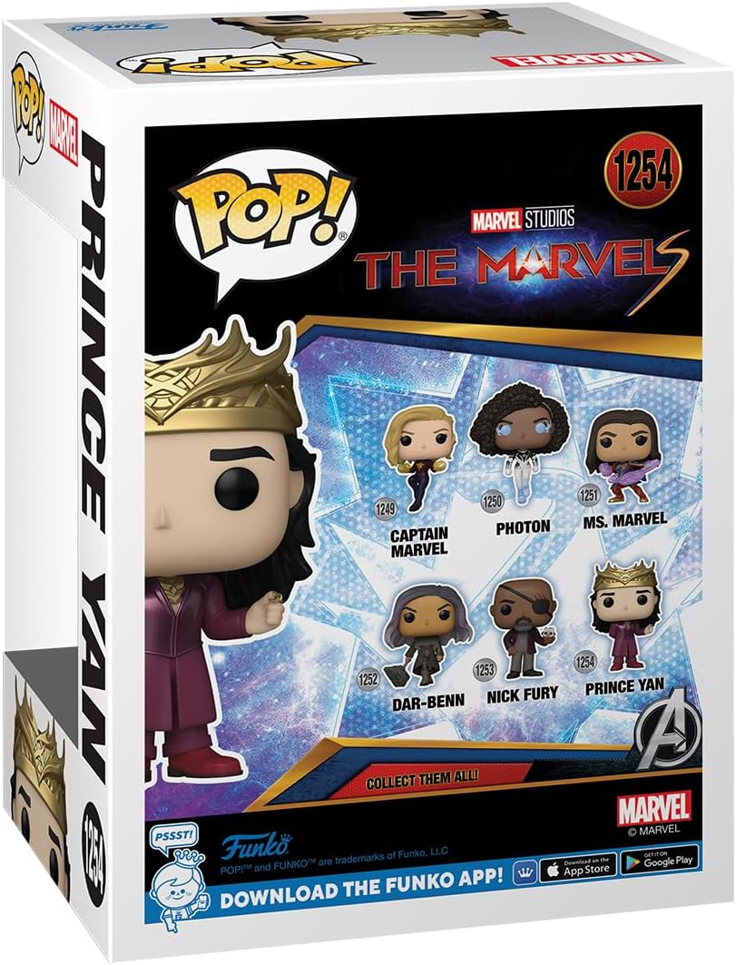 Funko POP! Vinyl: The Marvels - Prince Yan - Collectable Vinyl Figure - Gift Idea - Official Merchandise - Toys for Kids & Adults - Movies Fans - Model Figure for Collectors and Display