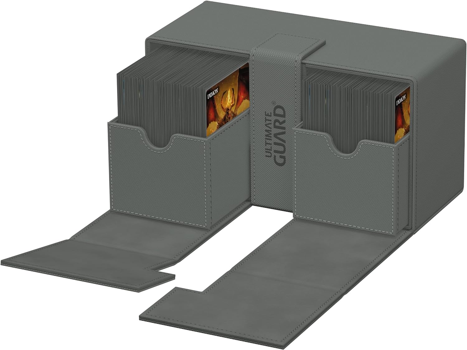 Ultimate Guard Twin Flip`n`Tray 200+ XenoSkin Monocolor Grey