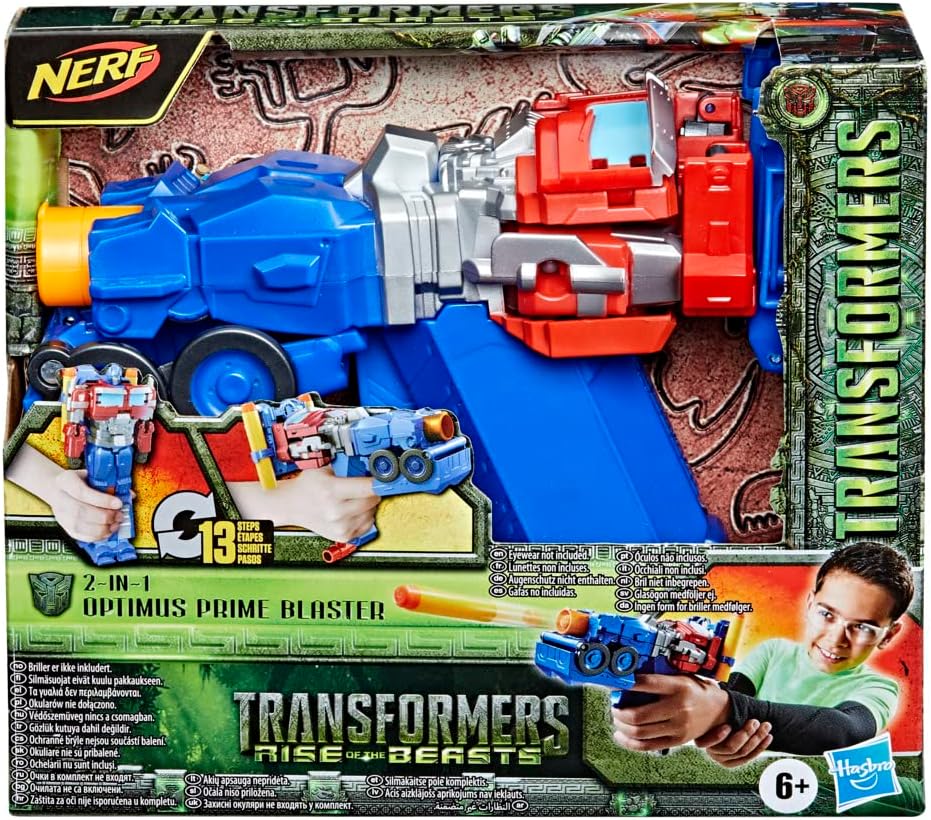 Transformers: Rise of the Beasts NERF 2-in-1 blaster/figurine Optimus Prime 25 cm