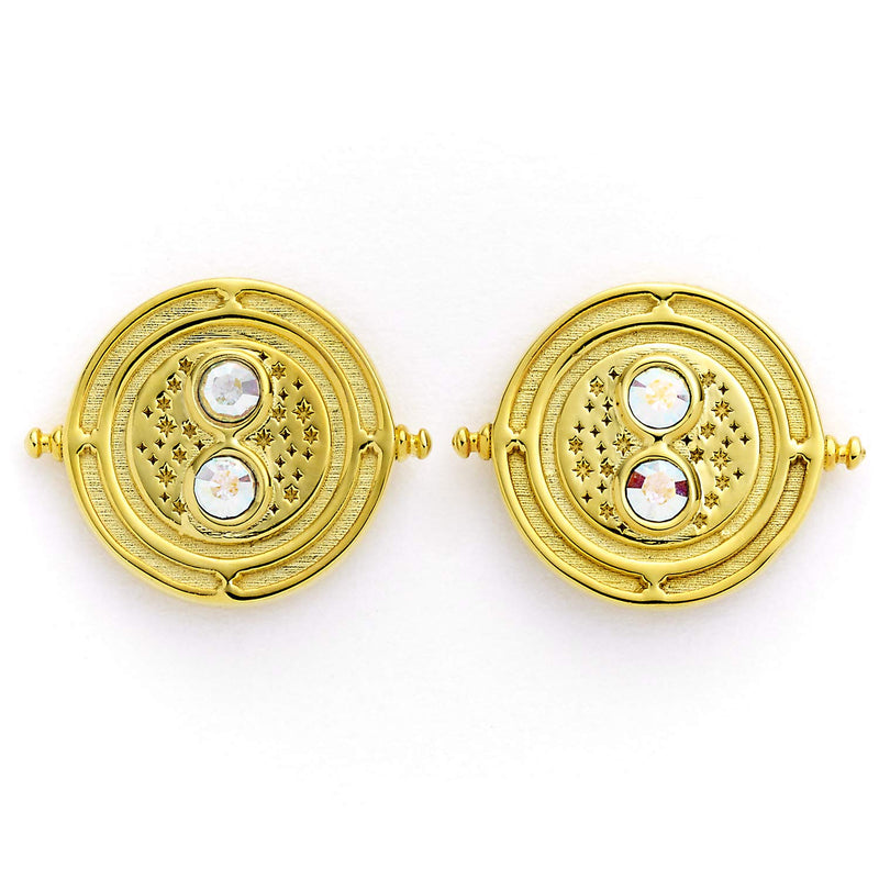Harry Potter x Swarovski Zeitumkehrer Ohrringe (vergoldet