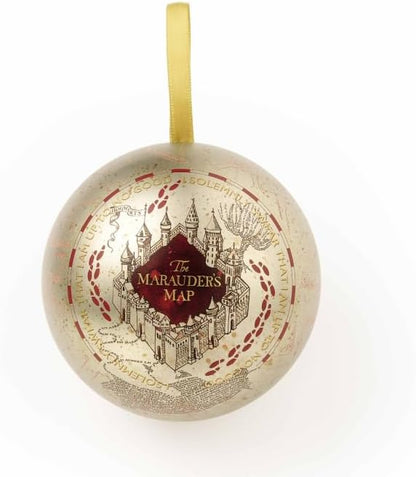 Harry Potter Official Marauders Map Bauble with Pin Badge Inside