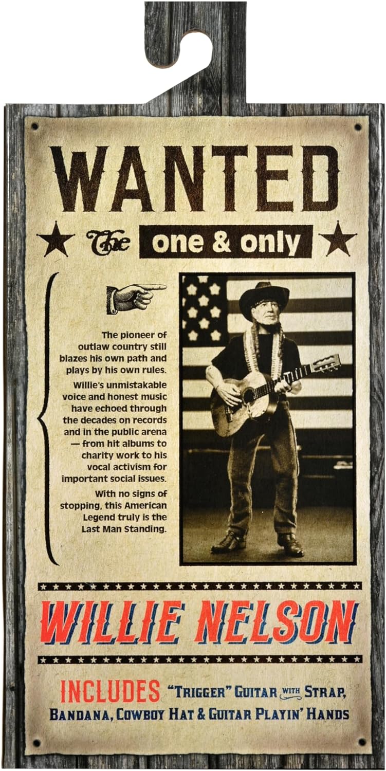 Willie Nelson 8 inch Scale Clothed Action Figure