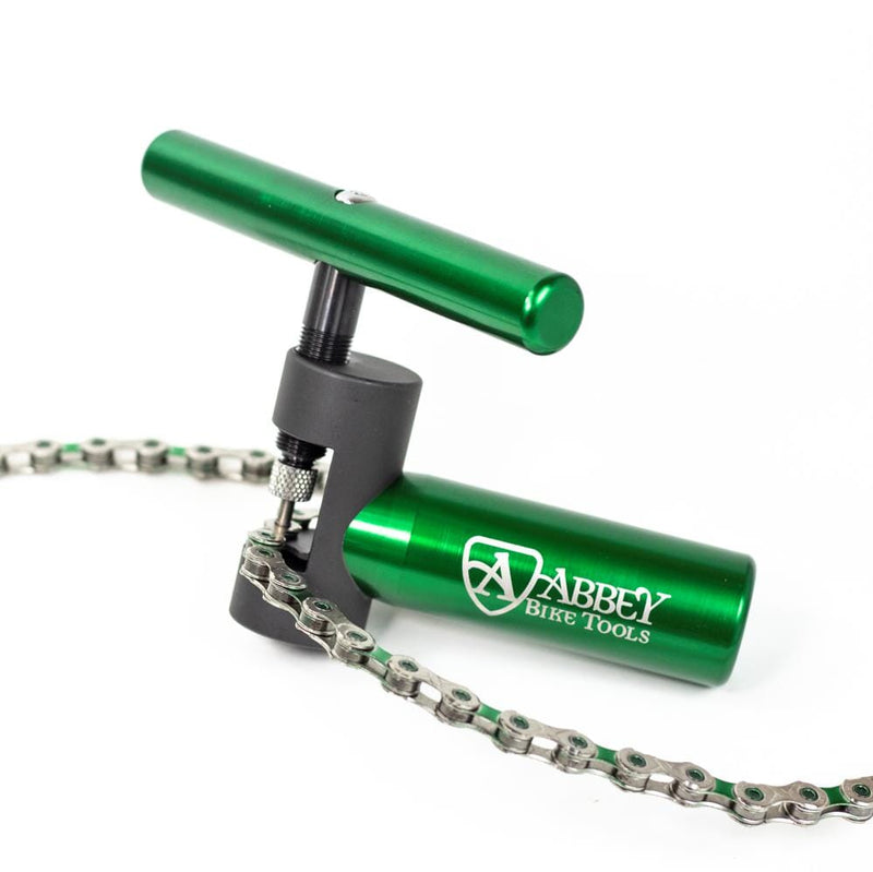 Abbey Bike Tools Decade - Attrezzo per catena, misura unica, colore: Verde/Argento