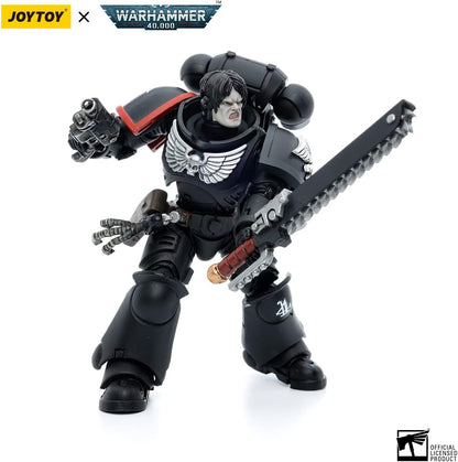 Joy Toy (CN) Warhammer 40k figurine 1/18 Raven Guard Intercessors Brother Colvane 12 cm