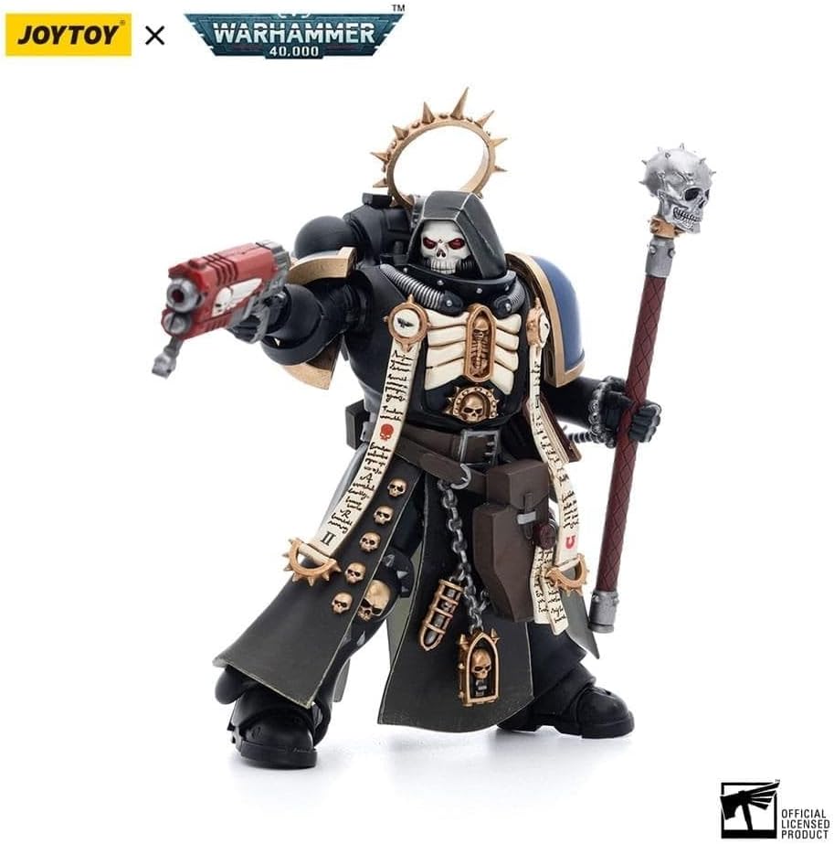 JoyToy Warhammer 40k: Ultramarines Primaris Chaplain Brother Varus 1:18 Scale Figure