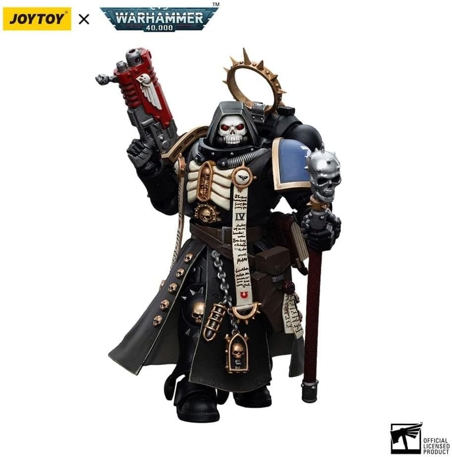 JoyToy Warhammer 40k: Ultramarines Primaris Chaplain Brother Varus 1:18 Scale Figure