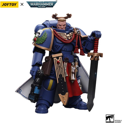 JoyToy Warhammer 40K: Ultramarines Primaris Captain with Sword and Pistol 1:18 Scale Action Figure