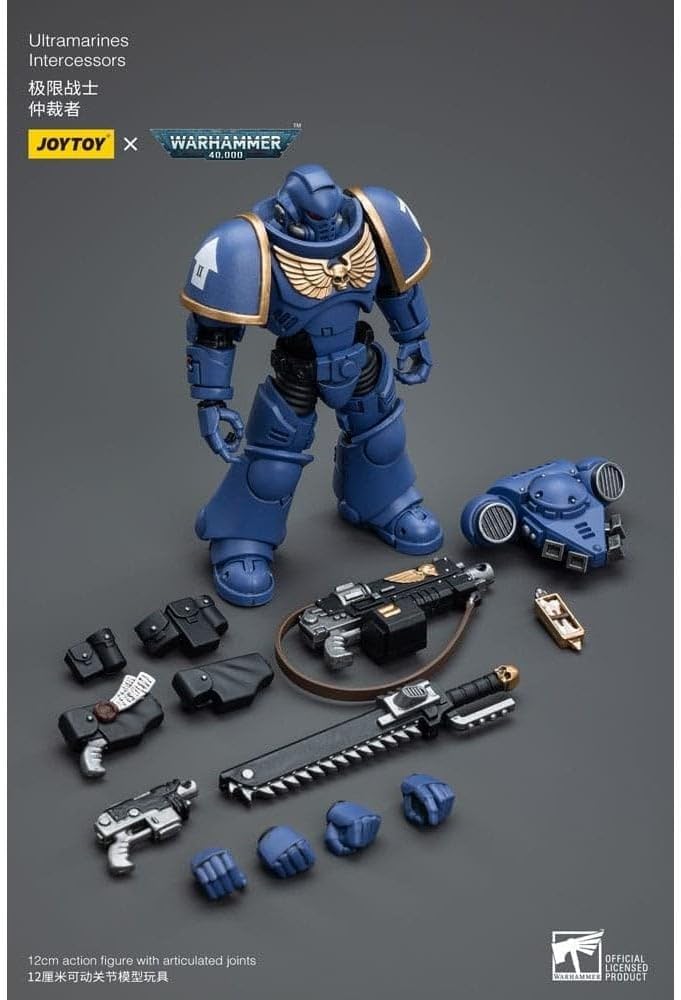 Joy Toy (CN) Warhammer 40k Figurine 1/18 Ultramarines Intercessors 12 cm