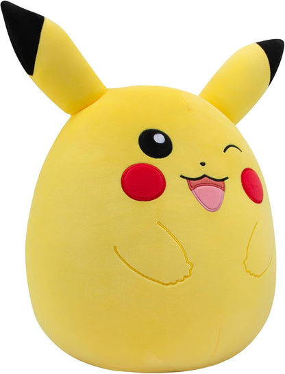Squishmallows Original 35,6 cm Winking Pikachu Pokémon Plüsch – Ultrasoft Official Jazwares Plüsch (groß