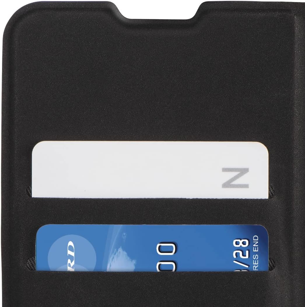 Hama Mobile Phone Case for Samsung Galaxy S22+ Slim Pro (Protective Case with Wallet, 2x Card Slots, Foldable Samsung S22+ Case with Magnetic Closure and Stand Function) Black