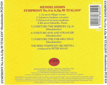 Mendelssohn: Symphony No3; Overture Op27