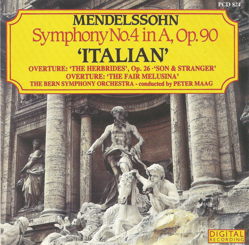 Mendelssohn: Symphony No3; Overture Op27