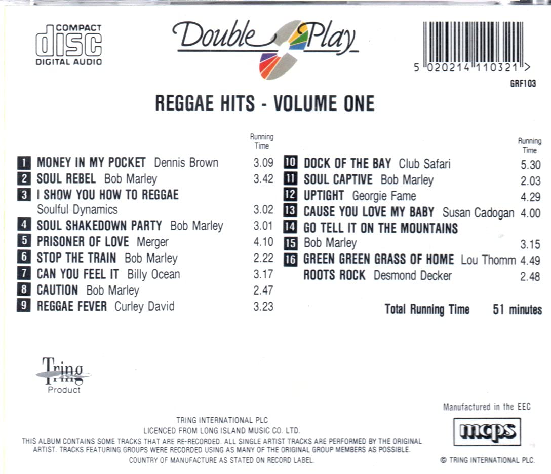 Dennis Brown, Bob Marley, Susan Cadogan..