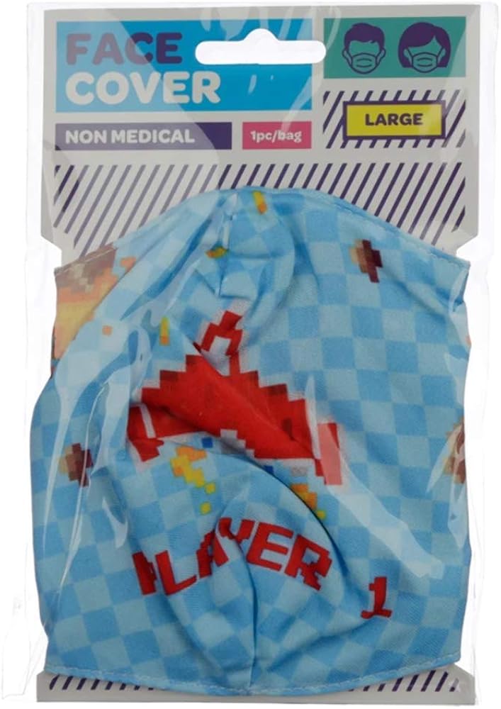Game Over Reusable Face Mask Large