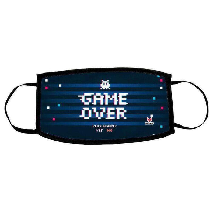 masque en tissu lavable masque réutilisable et lavable masque adulte homme femme. masque lavable motif masque en tissu lavable (game over