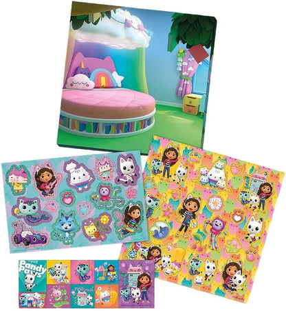 Totum Gabbys Dollhouse Stickerset, Includes Sticker Sheets and Scenery