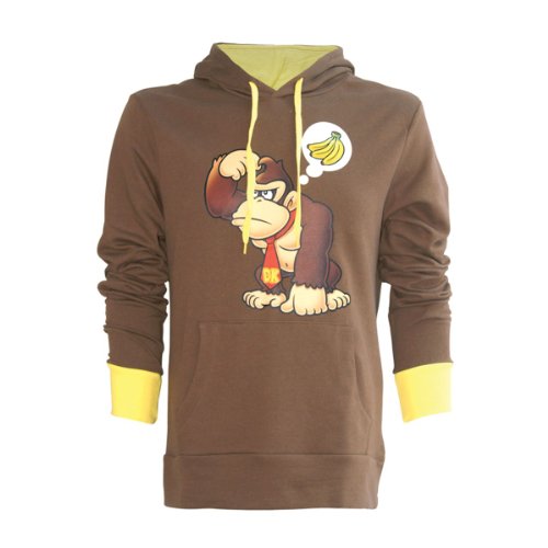 Nintendo   Sweatshirt Super Mario   Donkey Kong Brown  Xs