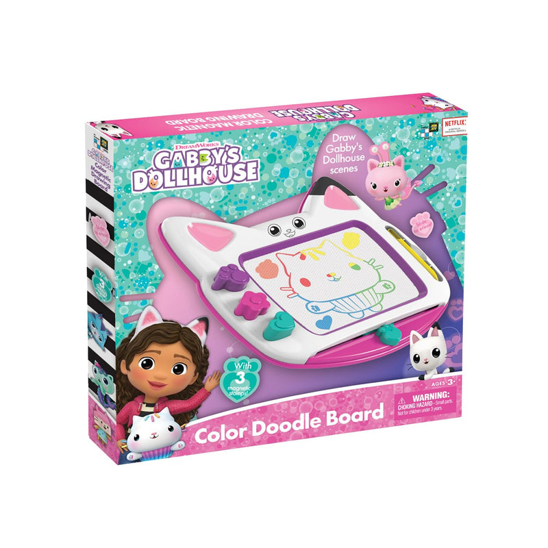 Gabbys Dollhoiuse Colour Magnetic Drawing Gabbys Dollhouse Doodle Board | Sketch | Arts & Crafts | Creative Toys |, DreamWorks, Ages 3 Plus