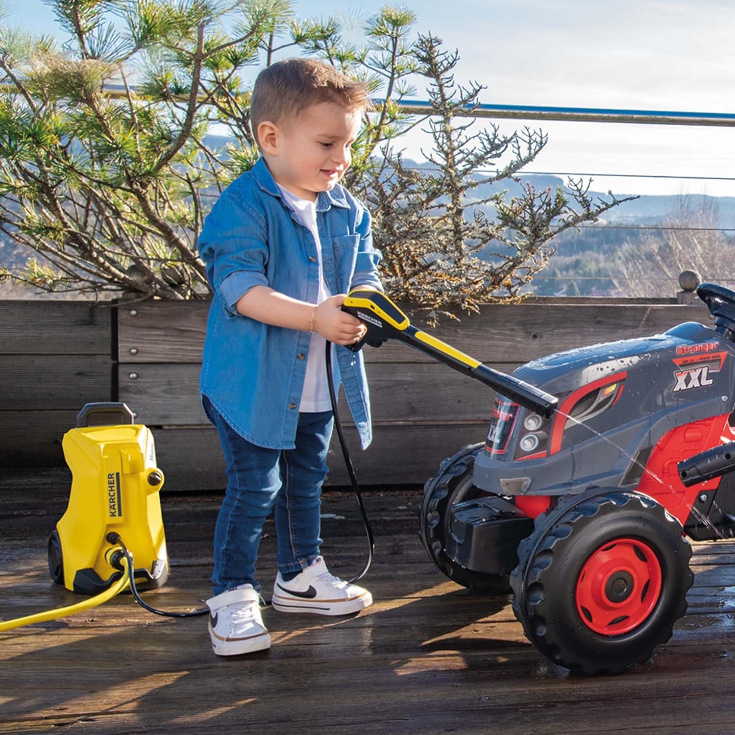 Smoby 7600360902 Kärcher K 4 Pressure Washer, Yellow