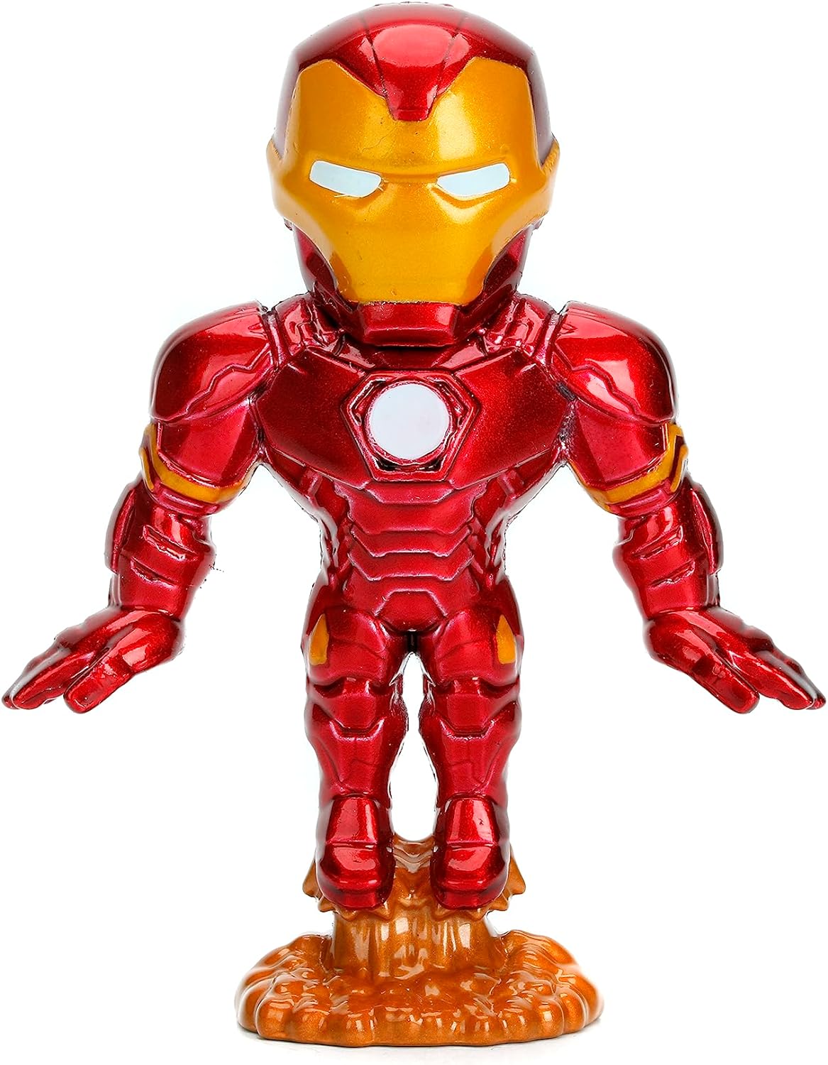 Jada- Pack de 4 Figuras de los Vengadores- Hechos en Metal Fundido, Iron Man, Capitán América, Black Panther, Antzman, de 7cm, A Partir de 8 años (253222014)