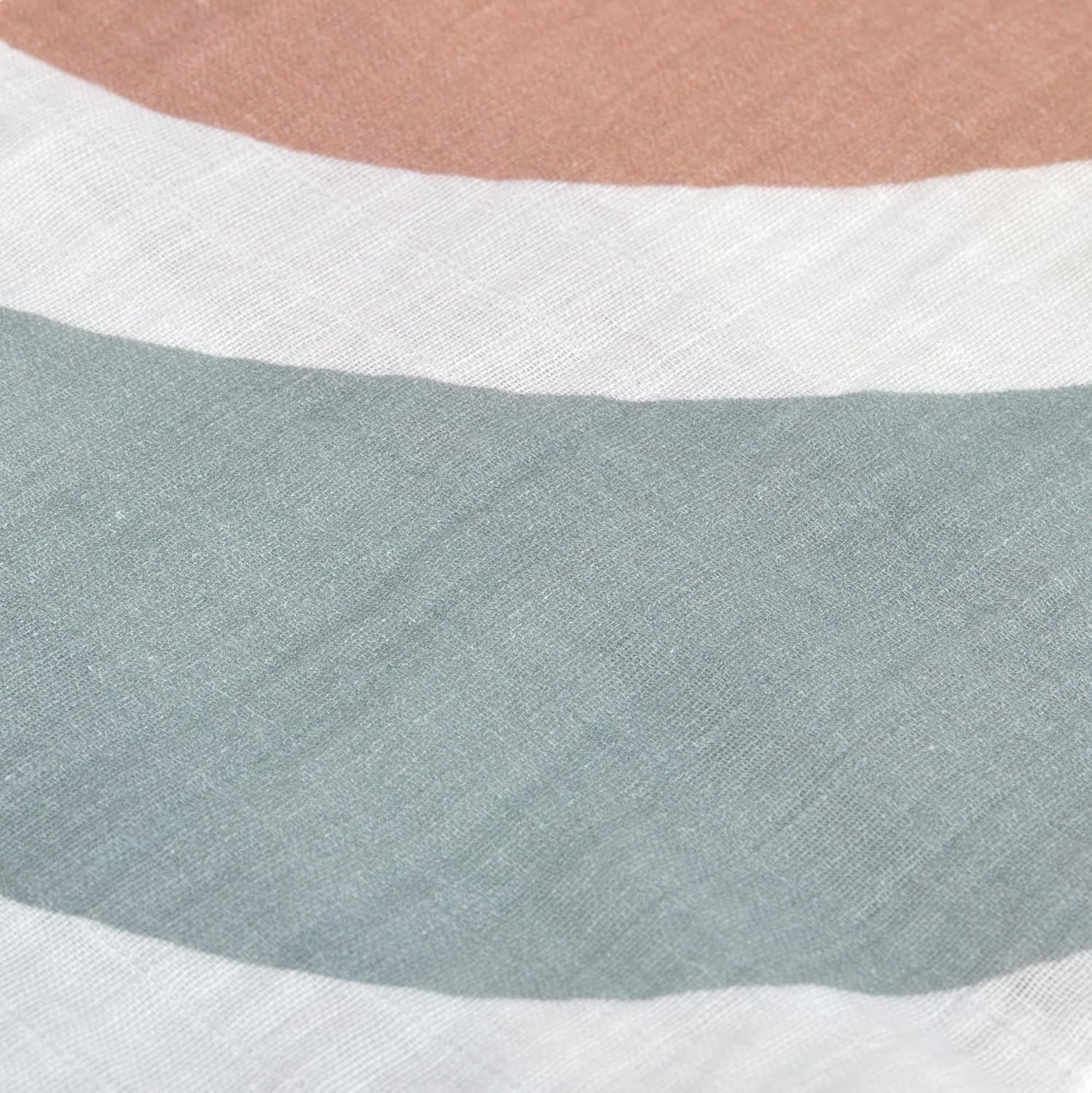 LÄSSIG Baby Puckdecke Spuckdecke Pucktuch Mulltuch 3er Set Baumwolle 85 x 85 cm/Swaddle & Burp Blanket L Rainbow powder blue