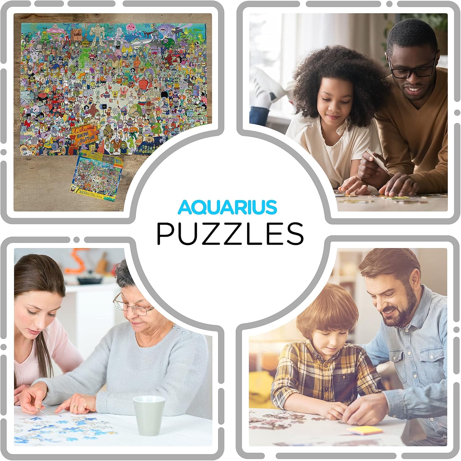 Spongebob Squarepants GIANT jigsaw puzzle (3000 Pieces) 1150mm x 820mm (nm