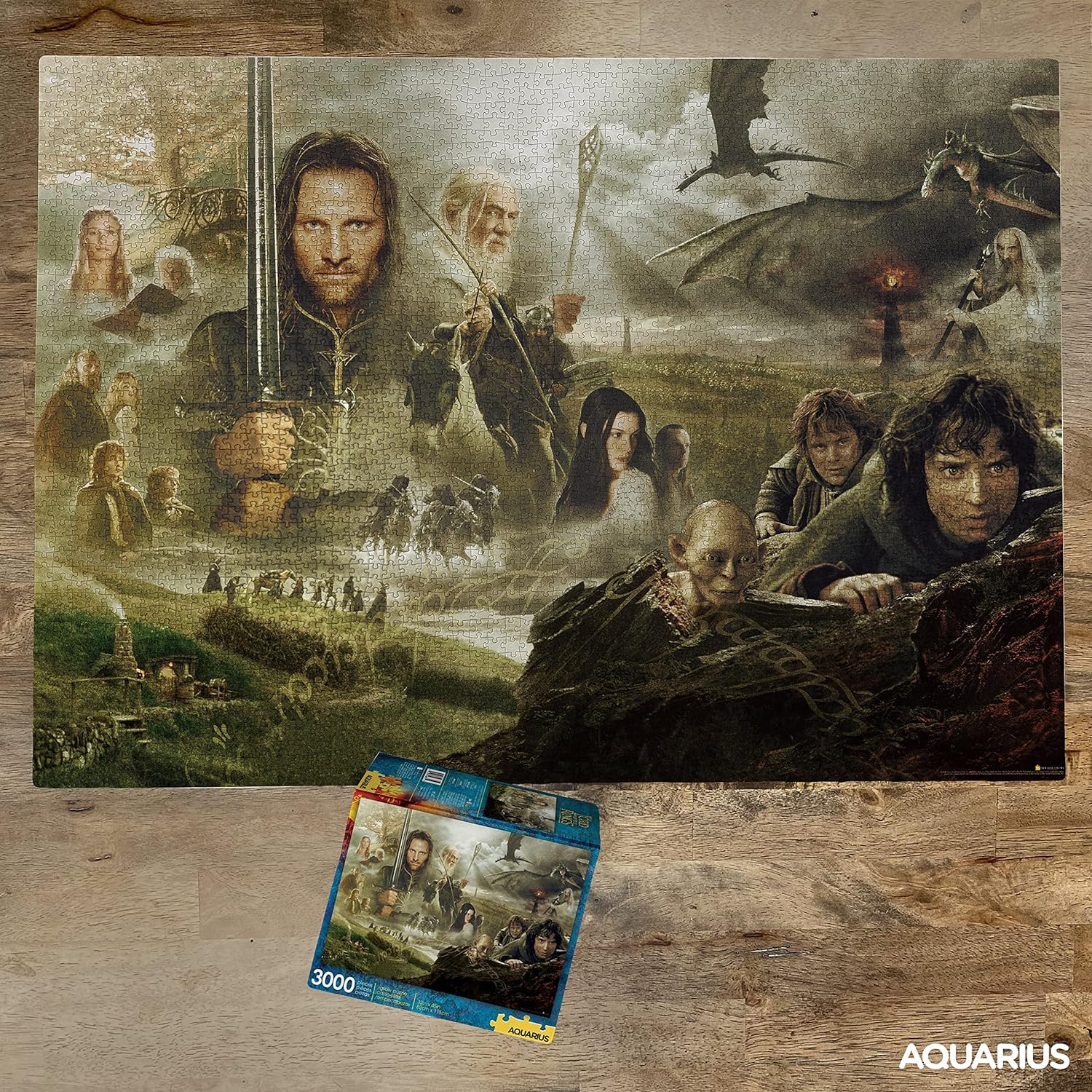 The Lord of the Rings 68520 Puzzle 3000P 81X114Cm, Multicolor, One Size