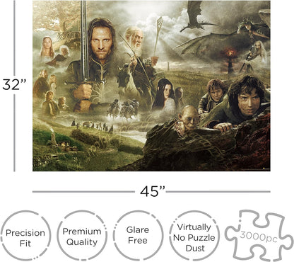 The Lord of the Rings 68520 Puzzle 3000P 81X114Cm, Multicolor, One Size