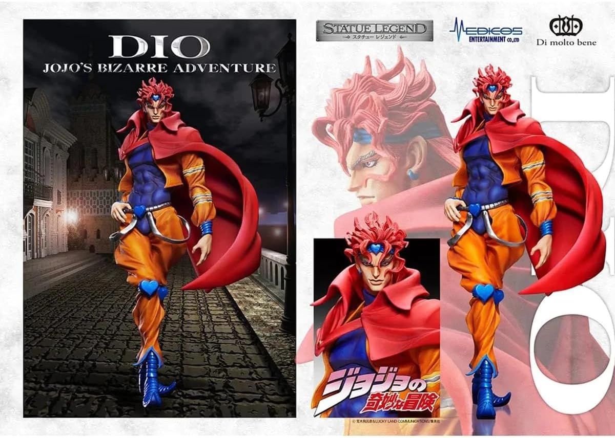 Medicos Entertainment JoJo's Bizarre Adventure Part3 figurine Super Action Legend (Dio) 17 cm