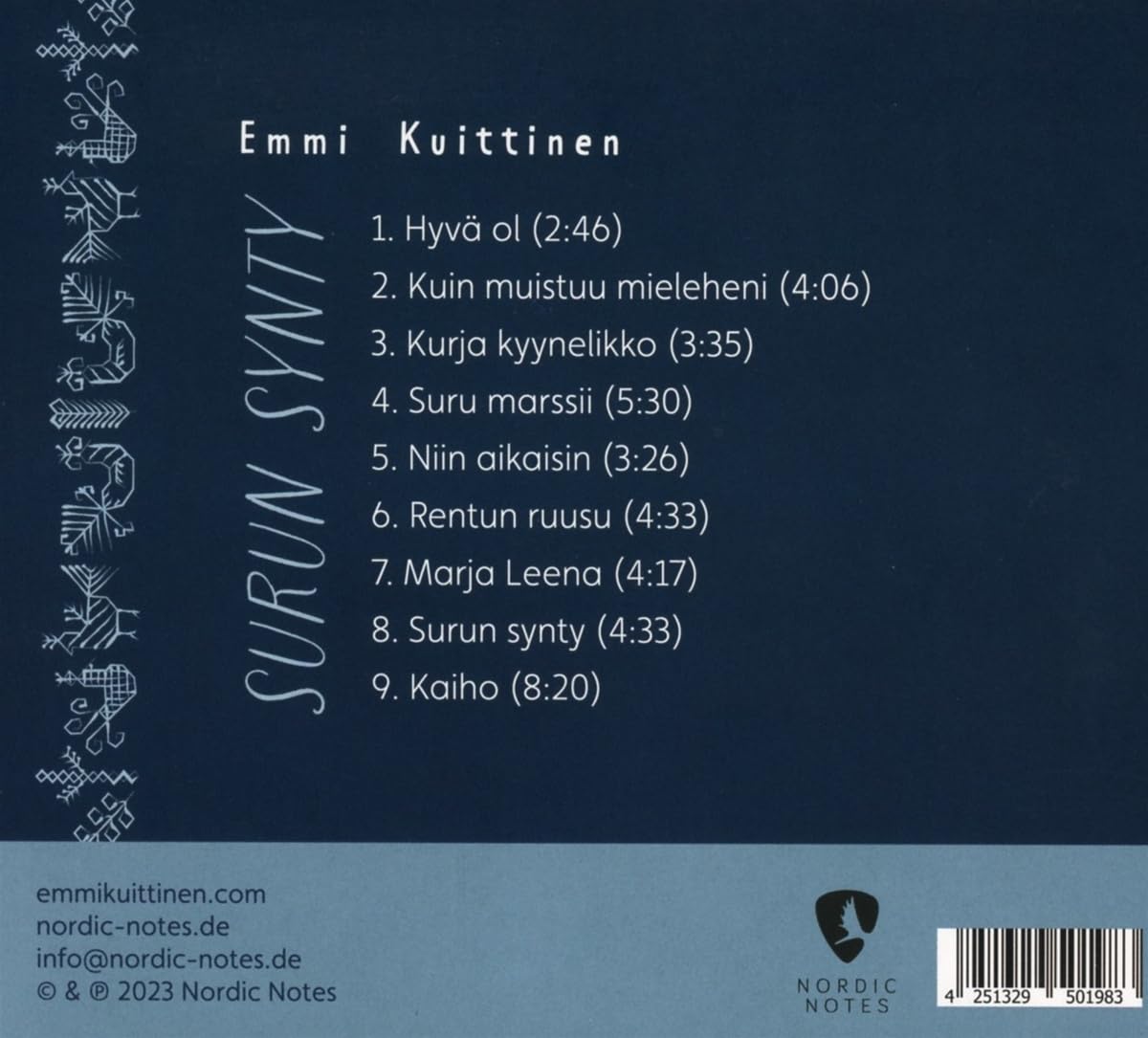 Emmi Kuittinen-Surun Synty -Digi